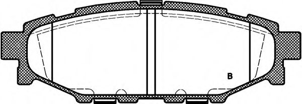 set placute frana,frana disc 2