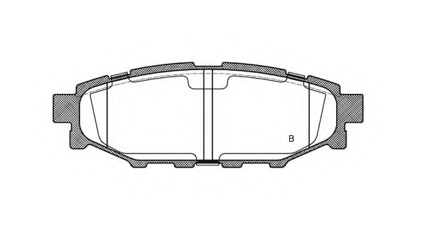 set placute frana,frana disc 2
