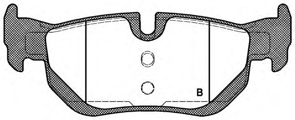set placute frana,frana disc 2