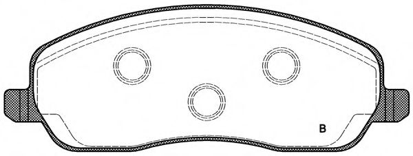 set placute frana,frana disc 2