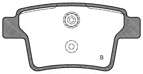 set placute frana,frana disc 2