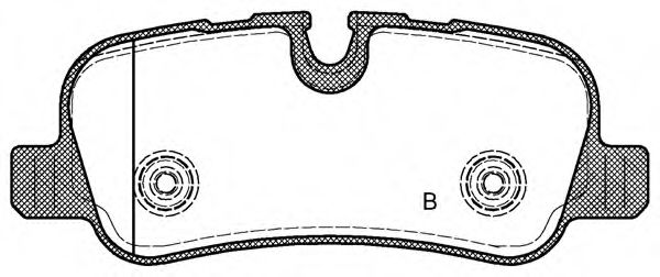 set placute frana,frana disc 2