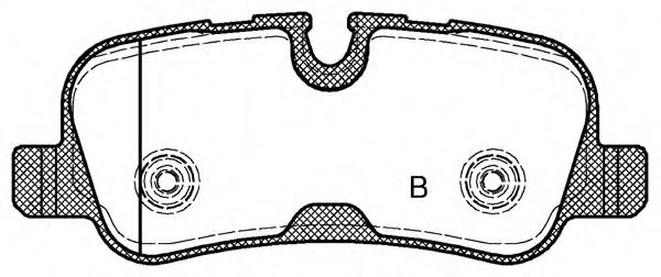 set placute frana,frana disc 2