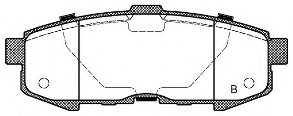 set placute frana,frana disc 2
