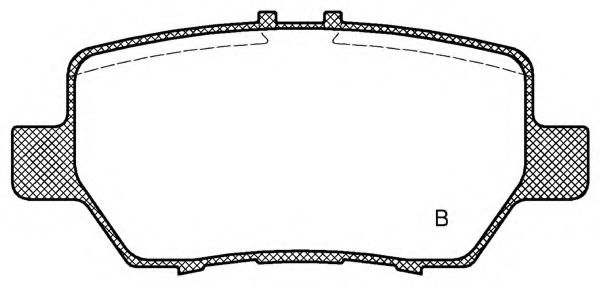 set placute frana,frana disc 2