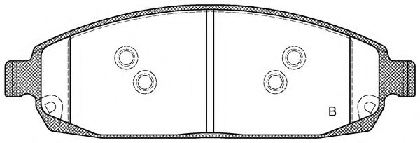 set placute frana,frana disc 2