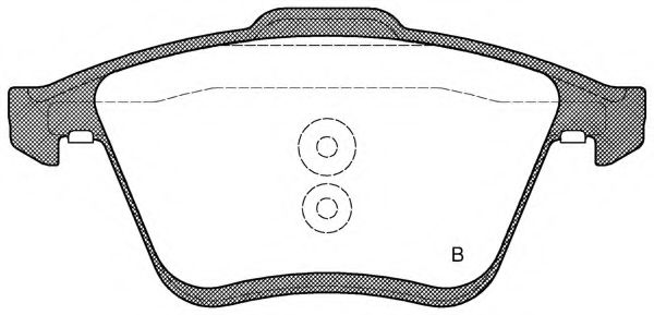set placute frana,frana disc 2