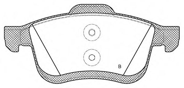 set placute frana,frana disc 2