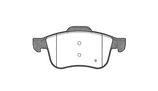set placute frana,frana disc 2