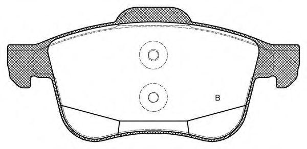 set placute frana,frana disc 2