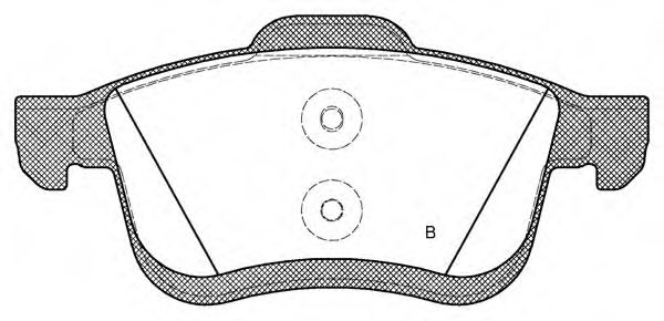 set placute frana,frana disc 2