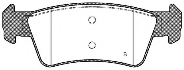 set placute frana,frana disc 2