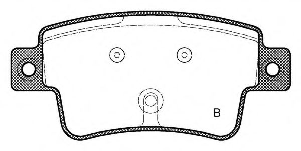 set placute frana,frana disc 2