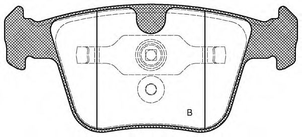 set placute frana,frana disc 2