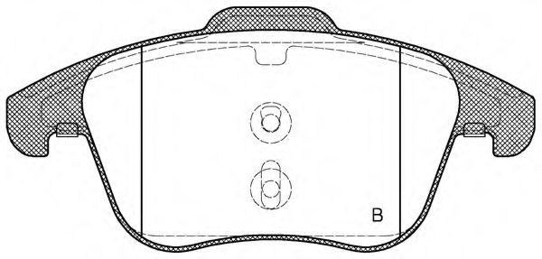 set placute frana,frana disc 2
