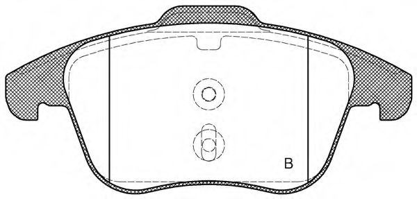 set placute frana,frana disc 2