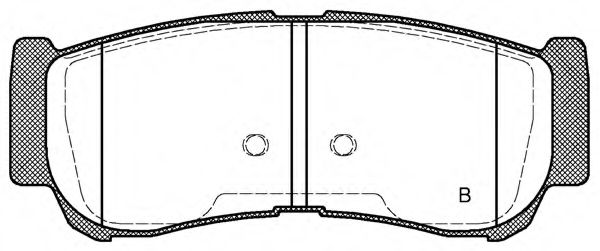 set placute frana,frana disc 2