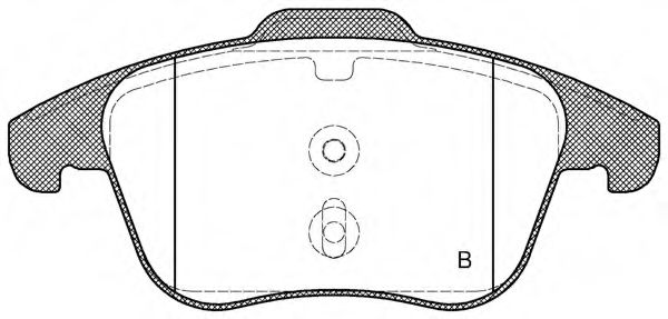 set placute frana,frana disc 2