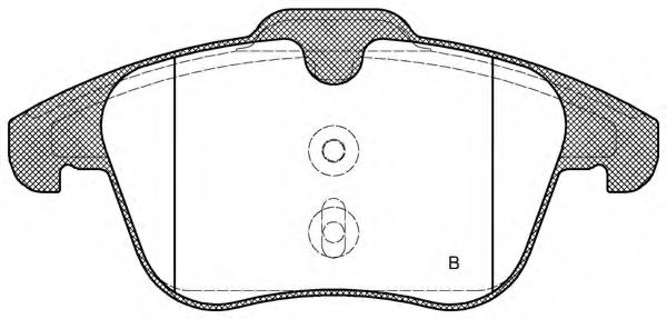 set placute frana,frana disc 2