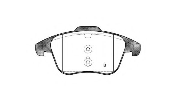 set placute frana,frana disc 2