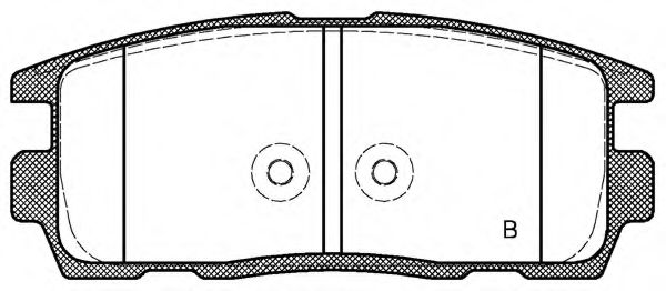 set placute frana,frana disc 2
