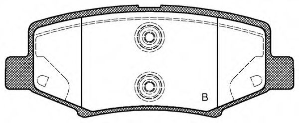 set placute frana,frana disc 2