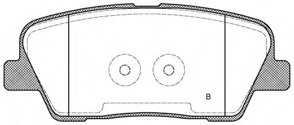 set placute frana,frana disc 2