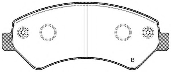 set placute frana,frana disc 2