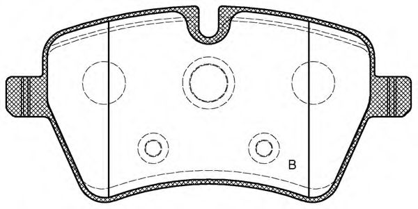 set placute frana,frana disc 2