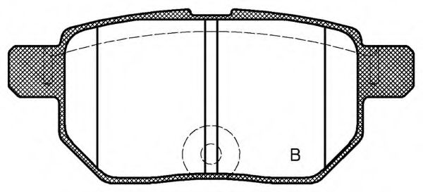 set placute frana,frana disc 2