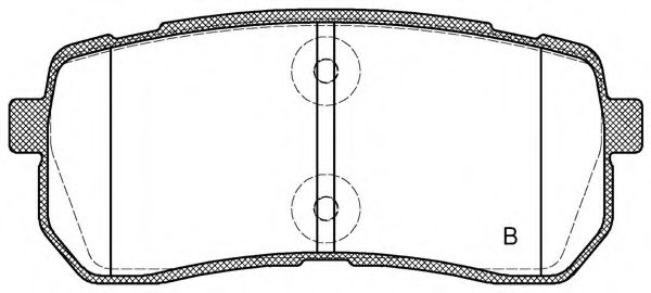 set placute frana,frana disc 2