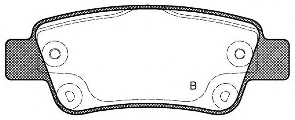 set placute frana,frana disc 2