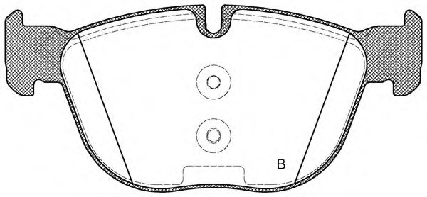 set placute frana,frana disc 2