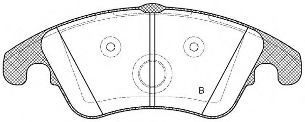 set placute frana,frana disc 2
