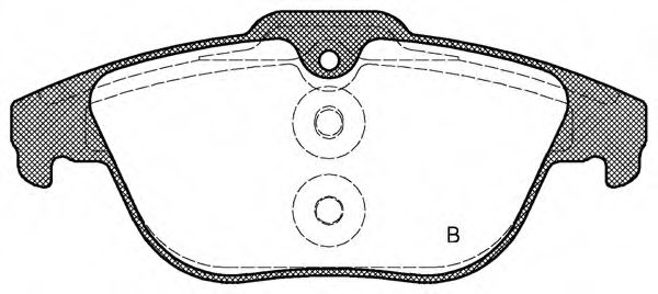 set placute frana,frana disc 2