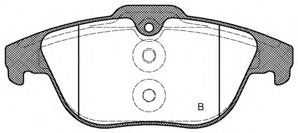set placute frana,frana disc 2