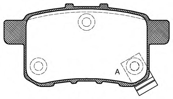 BPA1332.02 set placute frana,frana disc OPEN PARTS 