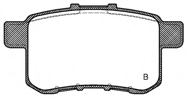 set placute frana,frana disc 2