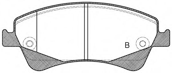 set placute frana,frana disc 2