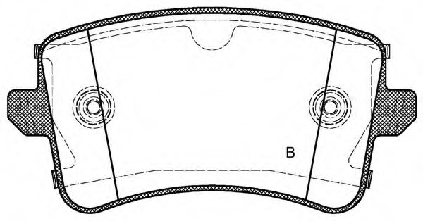 set placute frana,frana disc 2