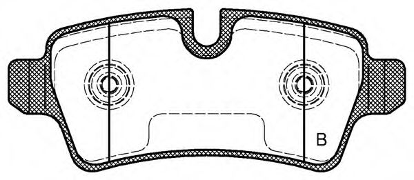 set placute frana,frana disc 2