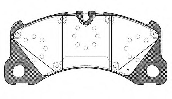 BPA1345.40 set placute frana,frana disc OPEN PARTS 