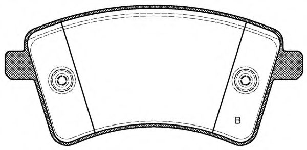 set placute frana,frana disc 2