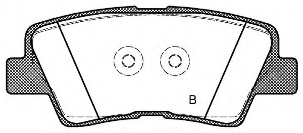 set placute frana,frana disc 2