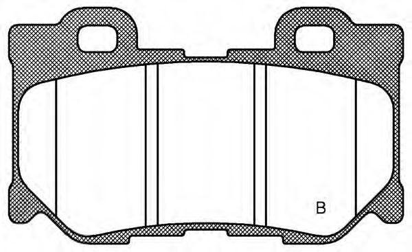 set placute frana,frana disc 2