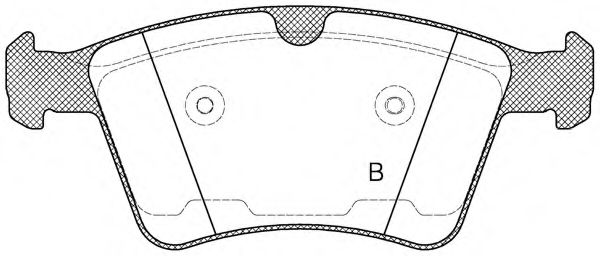 set placute frana,frana disc 2