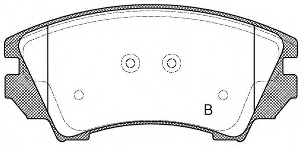 set placute frana,frana disc 2