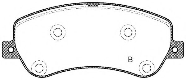 set placute frana,frana disc 2