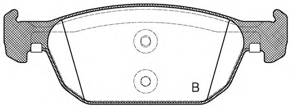 set placute frana,frana disc 2