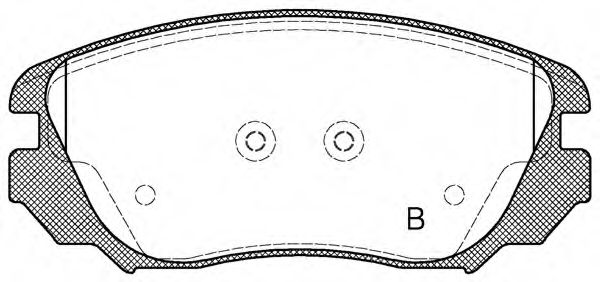 set placute frana,frana disc 2